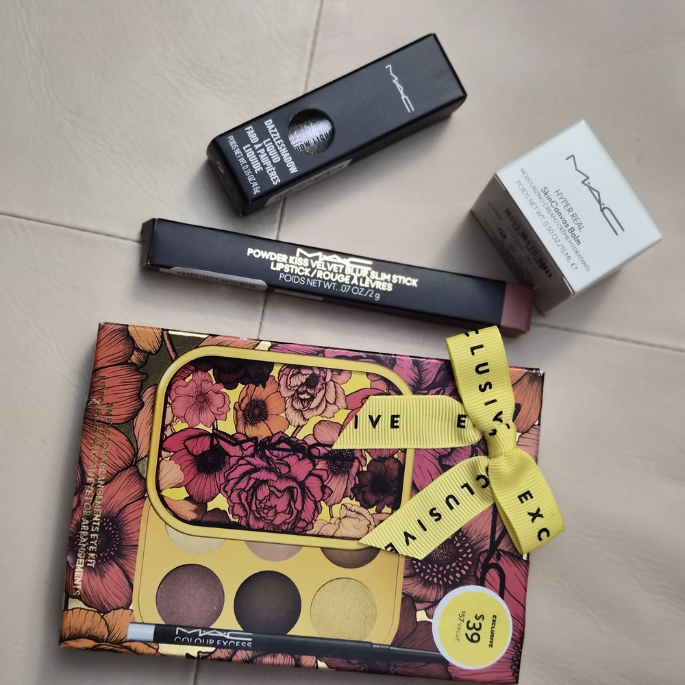 MAC Cosmetics Velvet Lipstick and Eyeshadow Palette Set